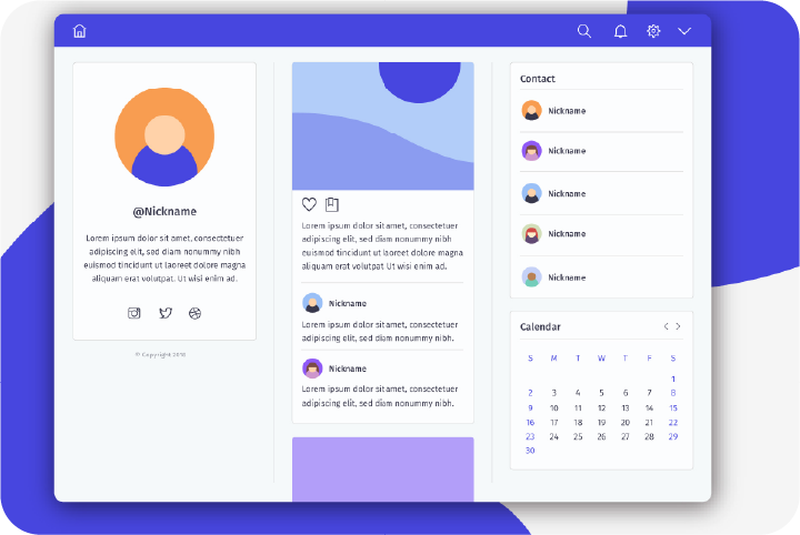 Dashboard UI screenshot